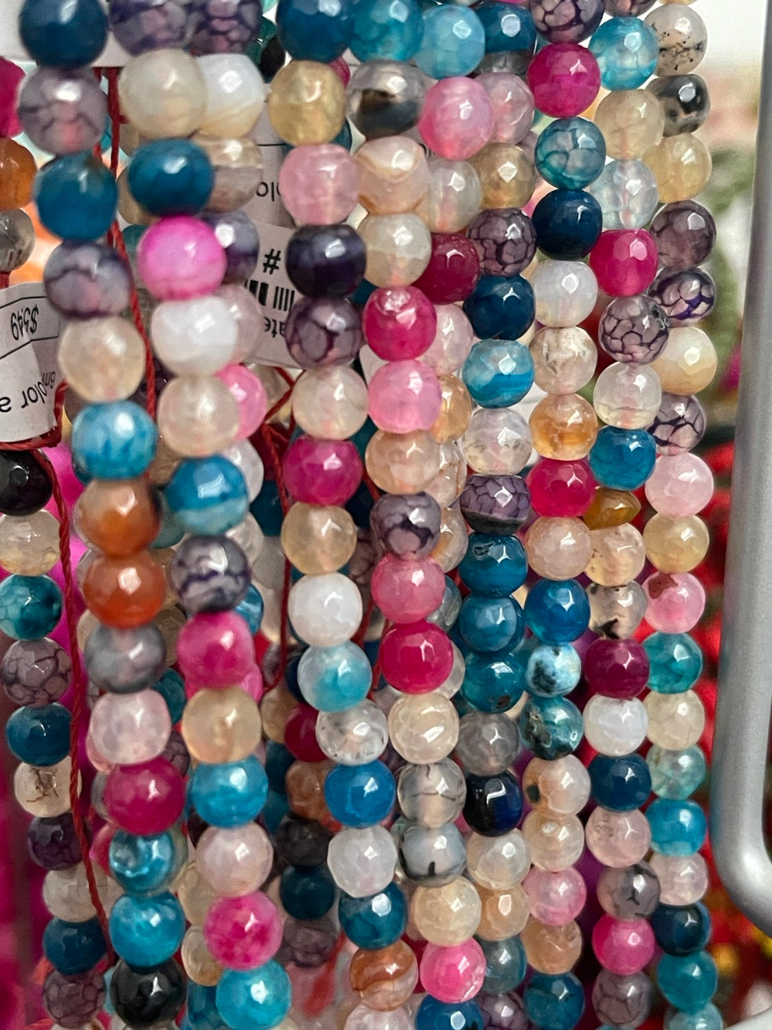 6mm multicolor pink blue 21537
