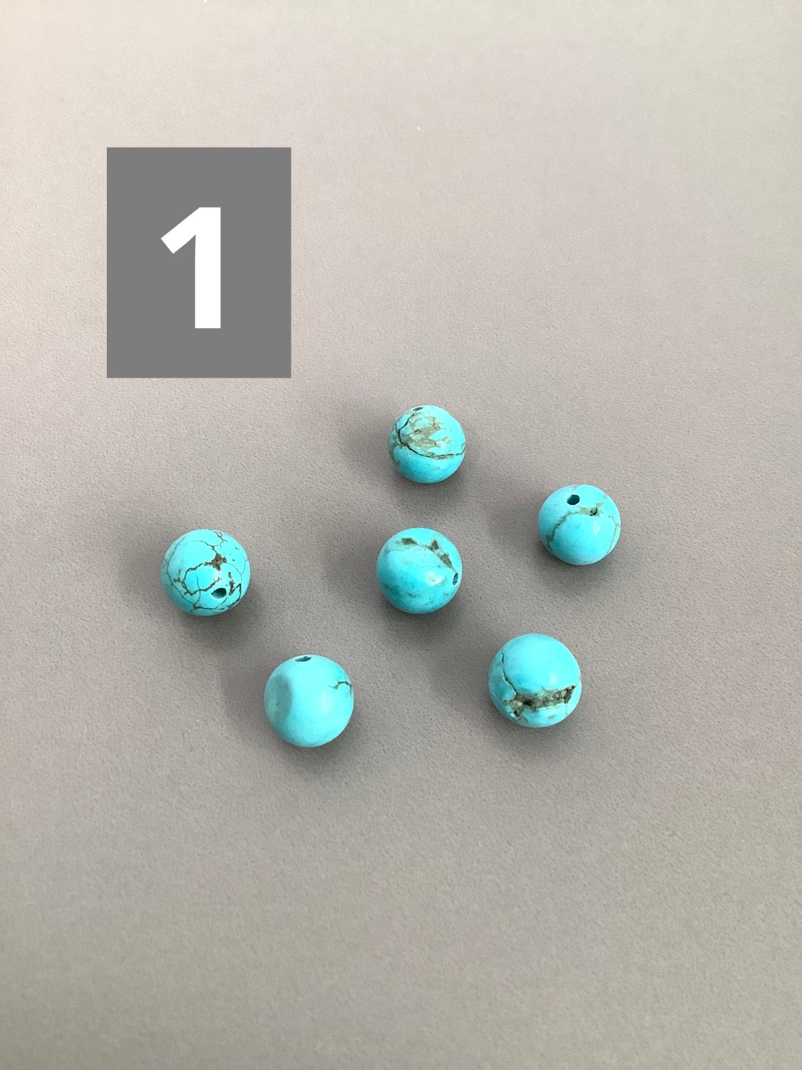 Coral and Turquoise Beads qty1