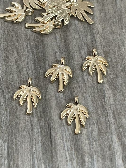 14mm Palm Tree Pendant qty1- 22554