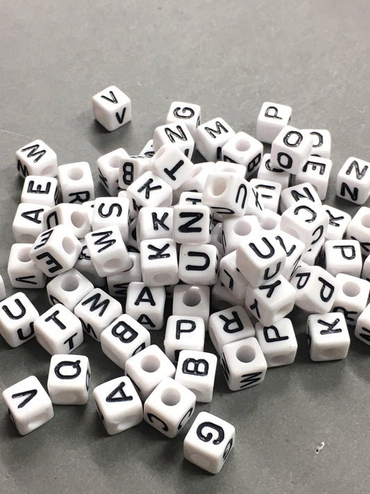 9mm Square Letter Qty 80 aprox 18951