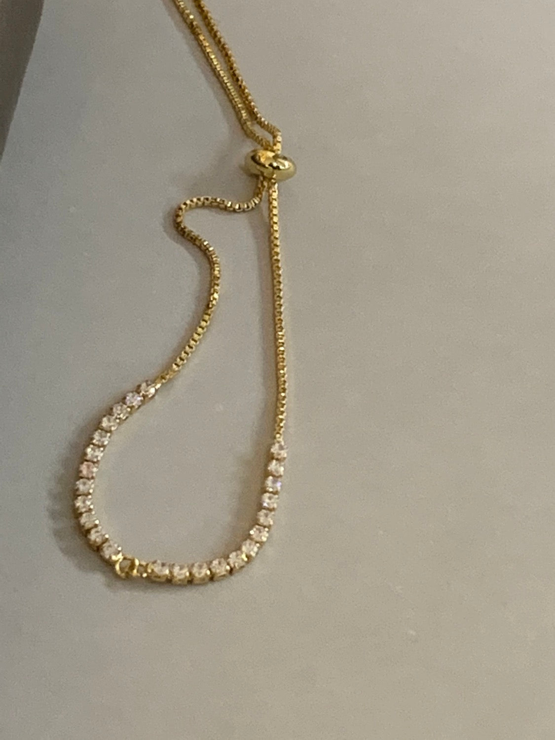 Pave Adjustable Chain connector / Pulsera Cadena Ajustable 14419