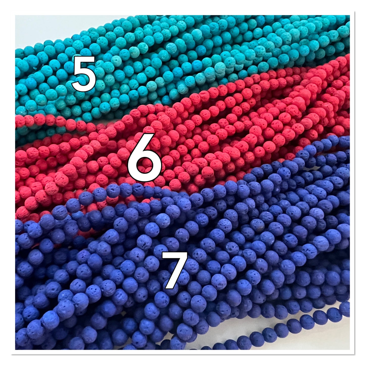 6mm synthetic lava