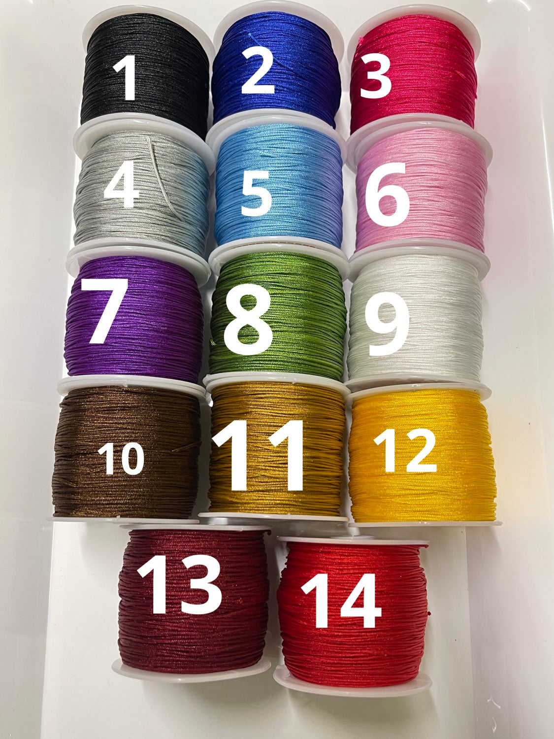 0.8mm Nylon Thread 50 yardas / Hilo 4758