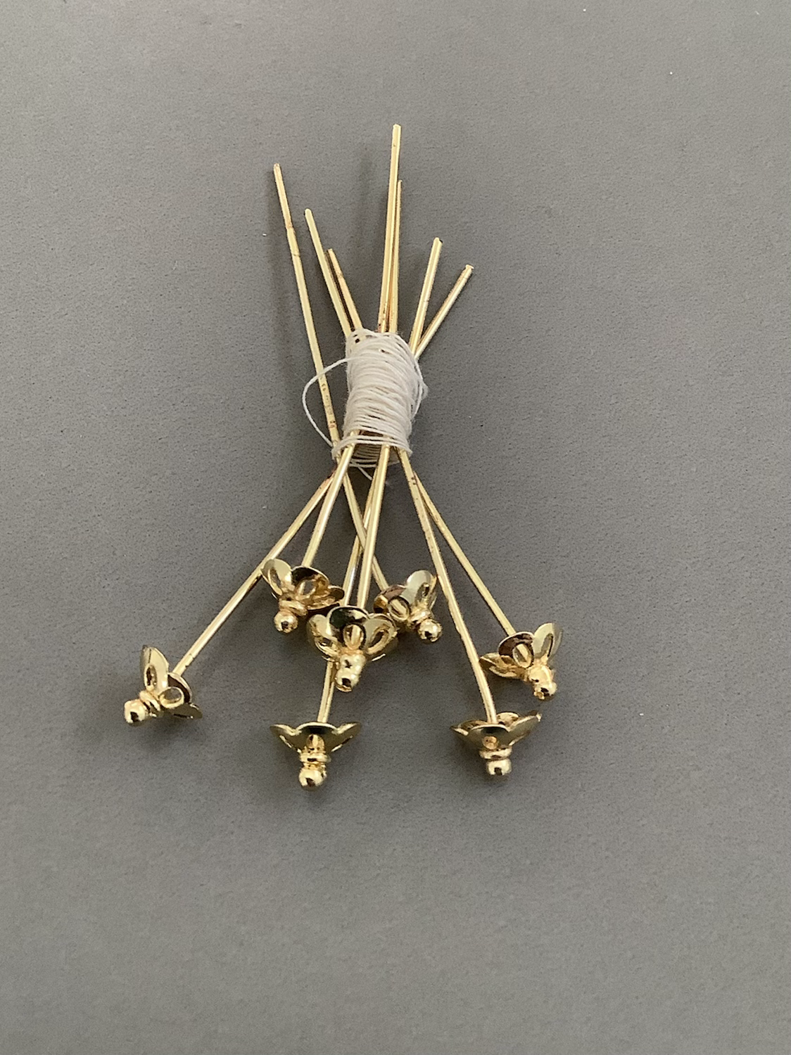 59mm Headpin with 6 Petals Flower Qty 5 / 14804