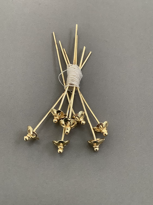 59mm Headpin with 6 Petals Flower Qty 5 / 14804