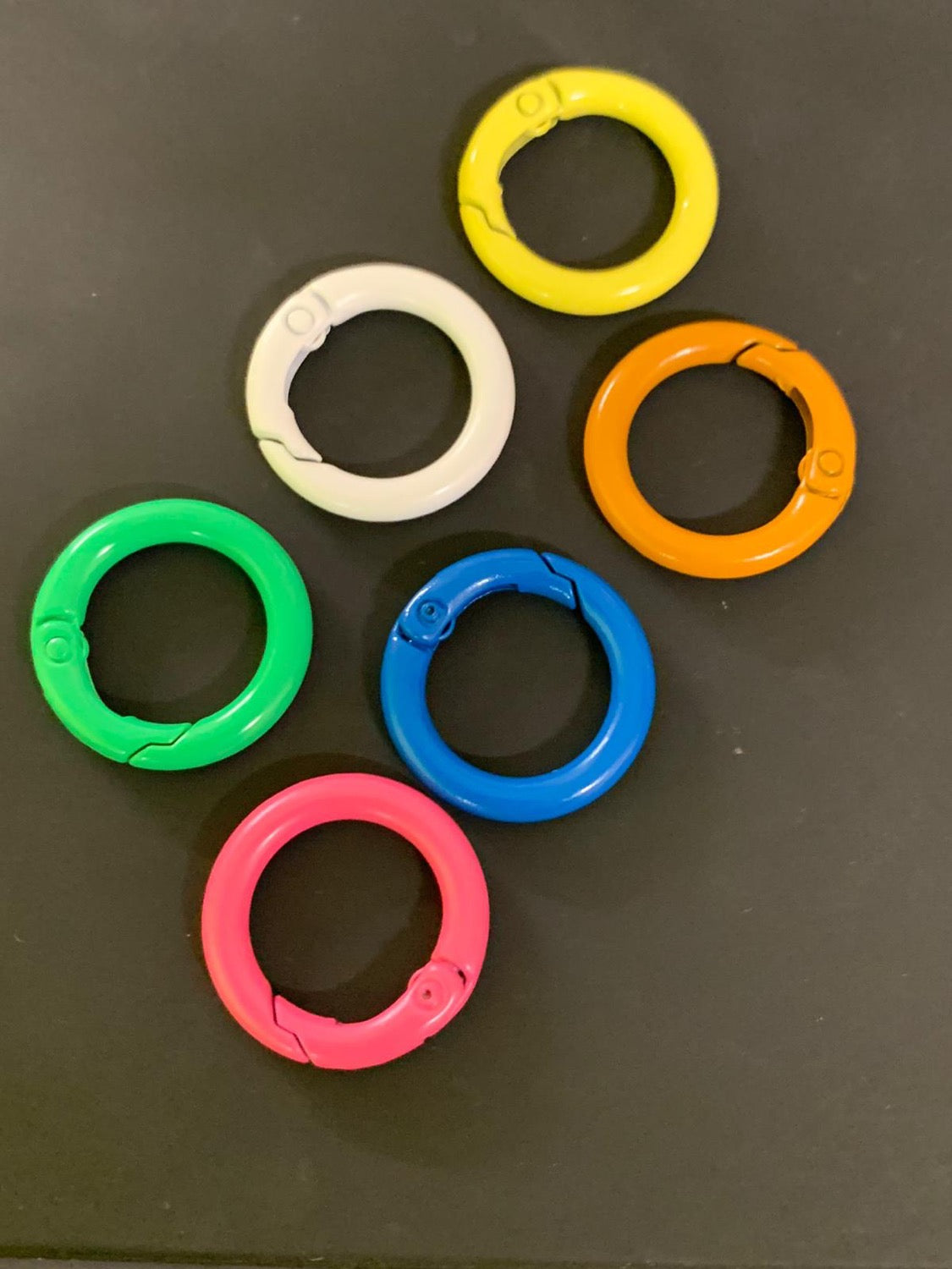 25mm Clasp Round Enamel Qty 1 / 21692