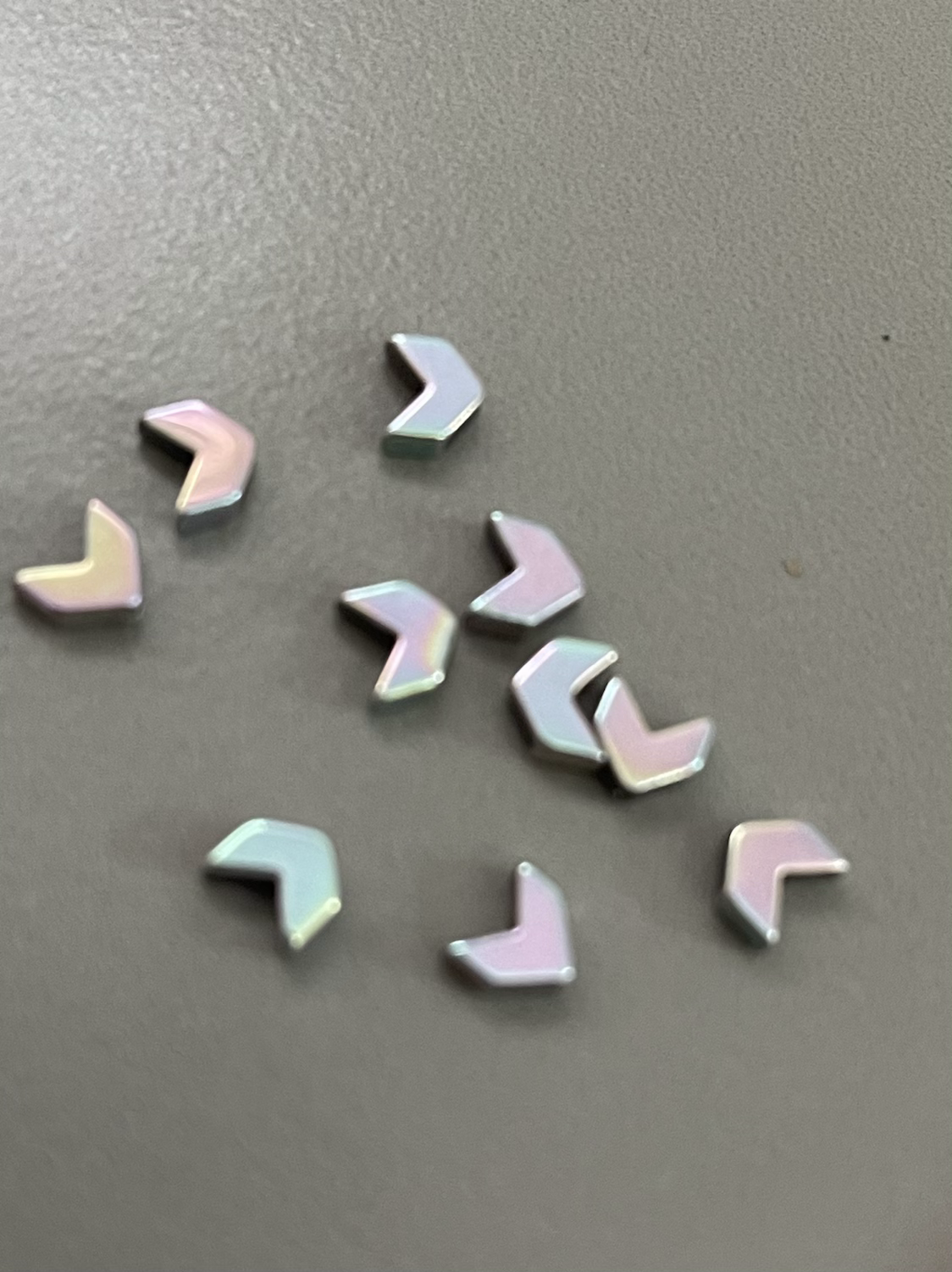 6mm arrow hematite multi qty 10         #20127