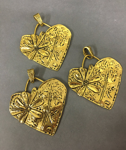 62mm Heart with Flower / Corazon 12799