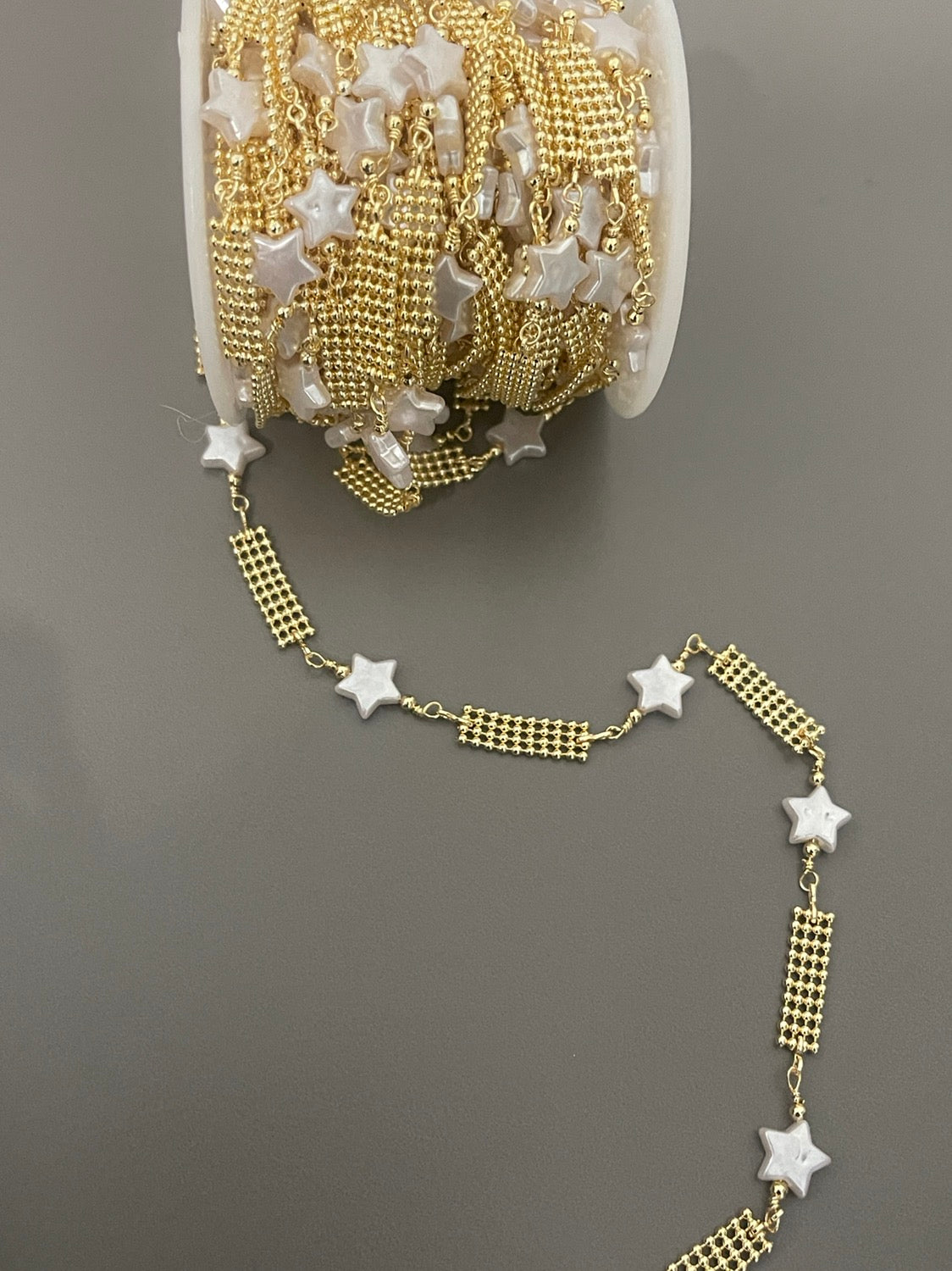 5mm Bead line & Star Chain By Feet- 23413