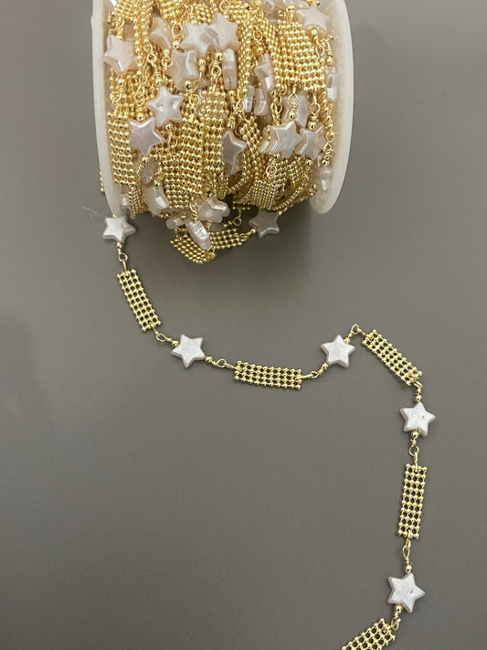 5mm Bead line & Star Chain By Feet- 23413