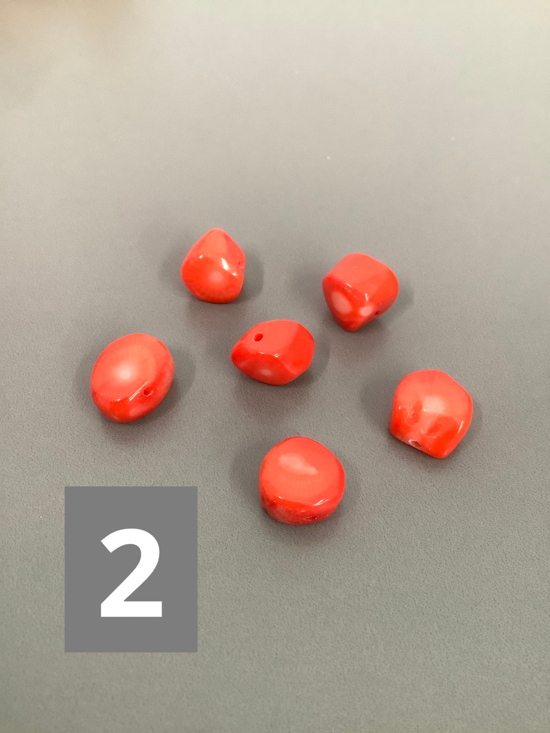 Coral and Turquoise Beads qty1