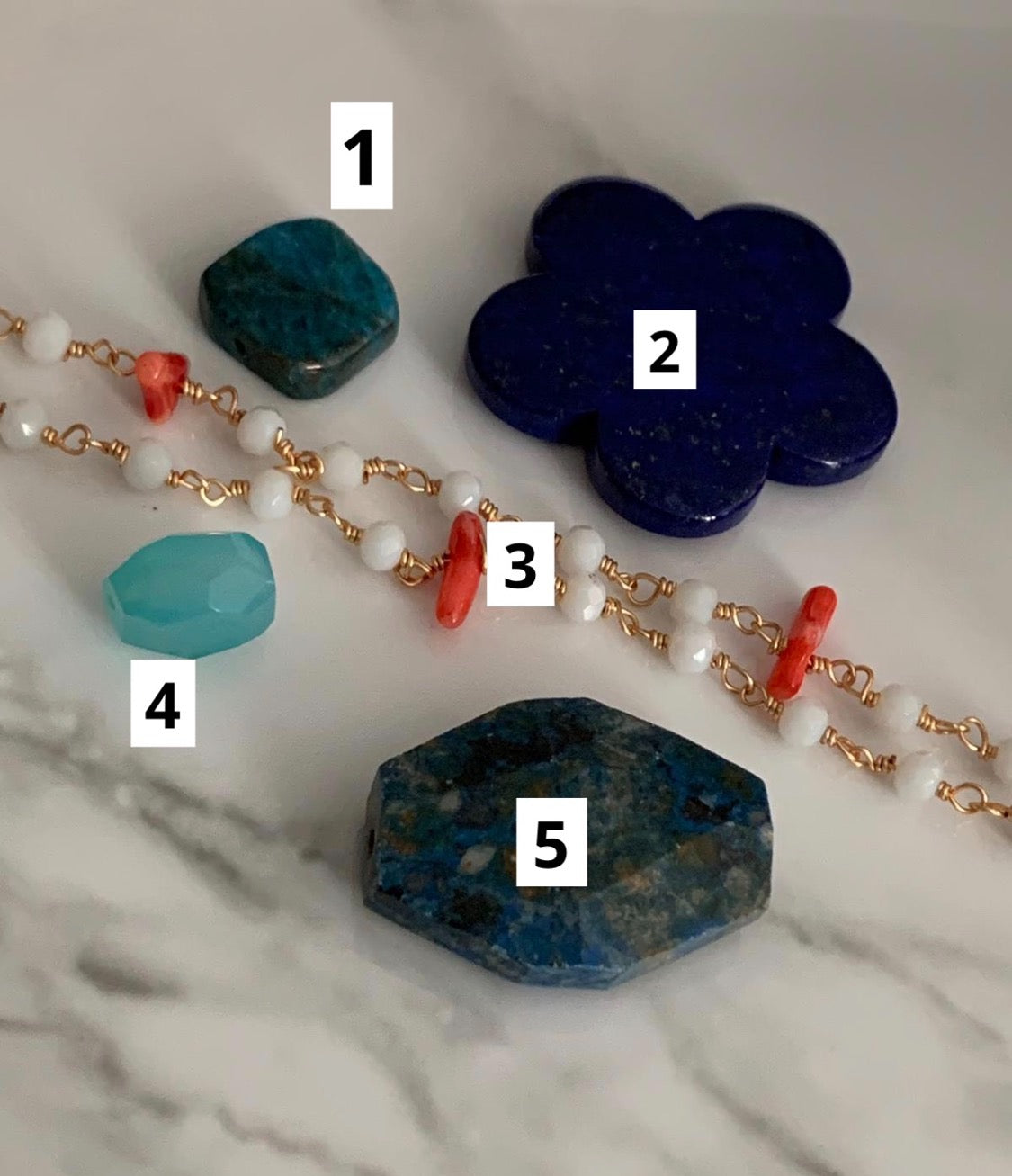 Different Pieces Qty 1