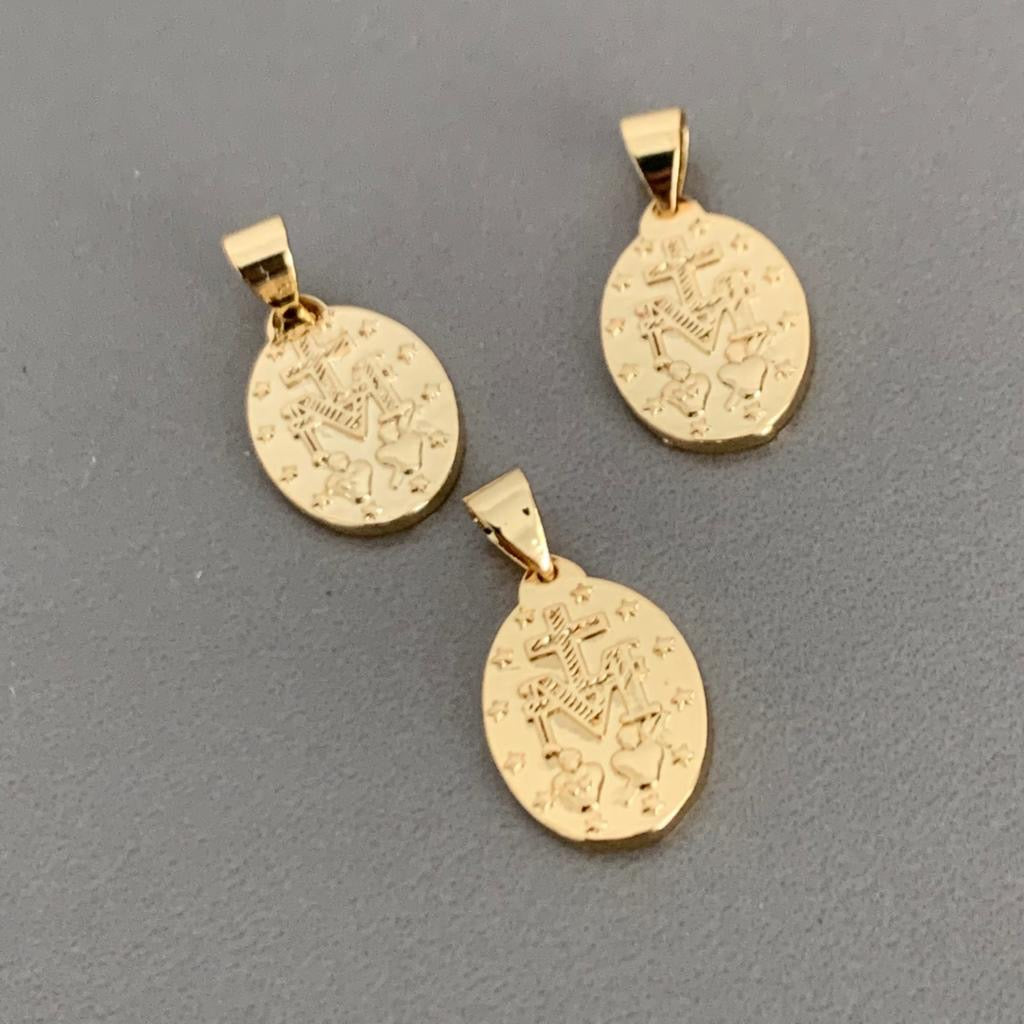 16.6mm Oval Virgen Milagrosa Qty 1 / 21573