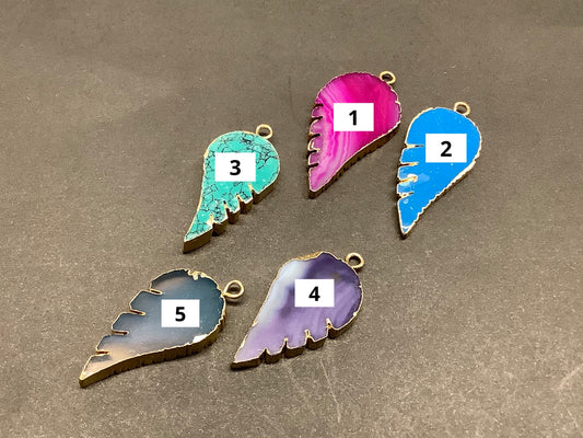 39mm Gemstone Wing qty 1 / 17548