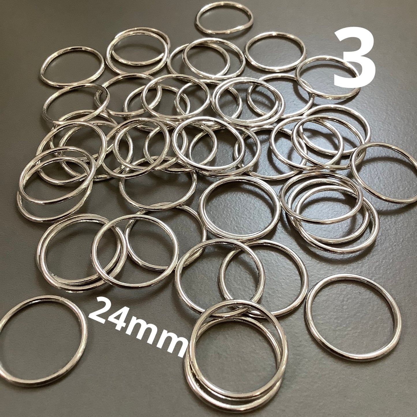 Circle Ring Plated Qty1- 17804/17805/17806
