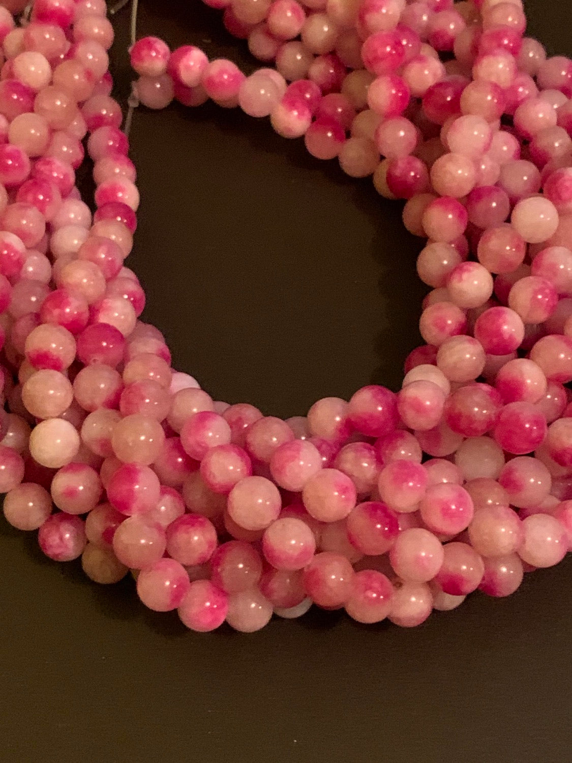 8mm Jade strand approx 48 pieces