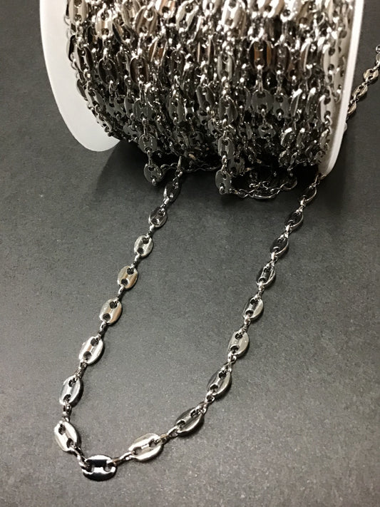 7x5mm Guc chain per feet 20959 silver
