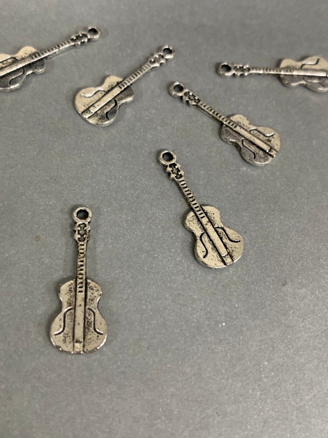 27mm Guitar Charm Qty 6