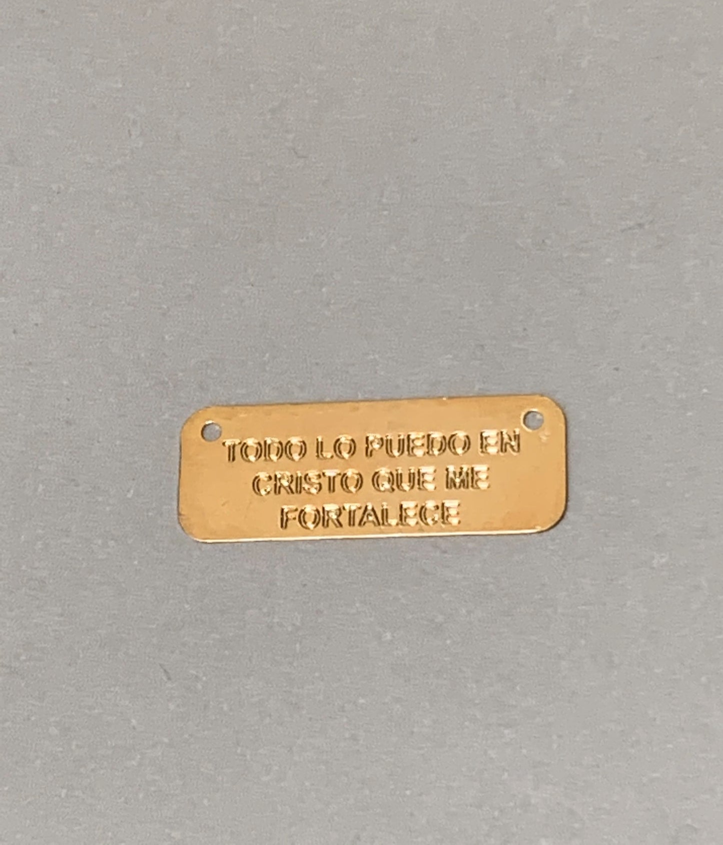 Todo lo Puedo en Cristo Connector Gold