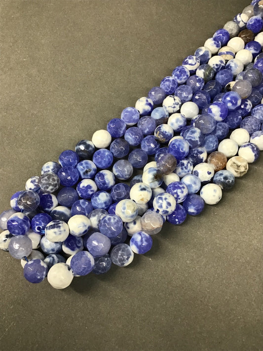 8mm Blue Agate / Agata
