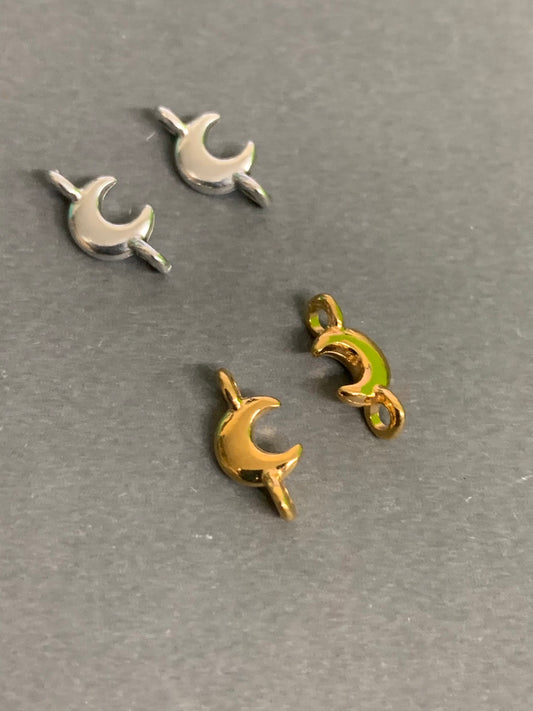 7mm Moon Connector Qty 2 / Luna