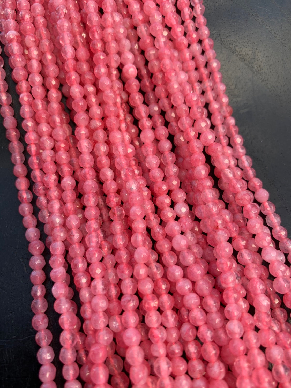 4mm Agate Strand Qty 90 piece aprox 20734