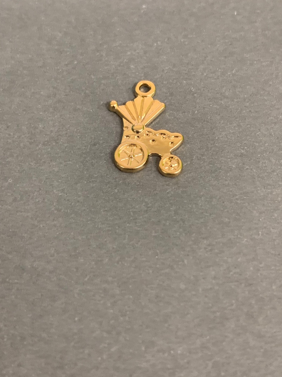 19mm Baby Stroller Charm Qty 1 / Coche de Bebé