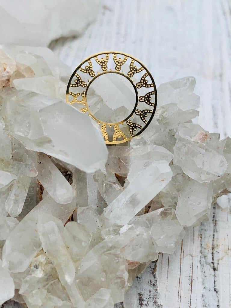 21mm Circle Gold Filled Qty 2