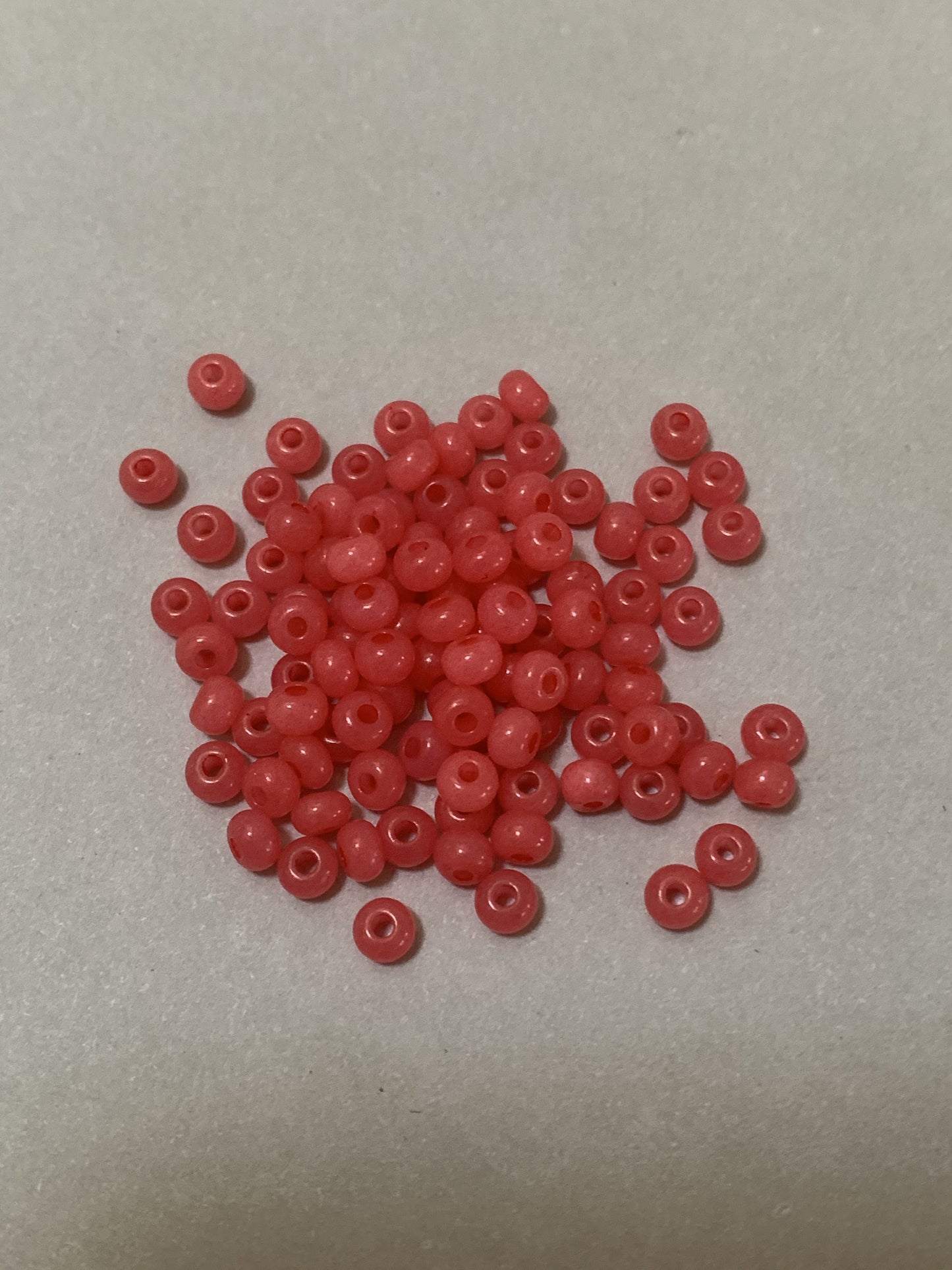 Hot Pink Seed bead Czech
