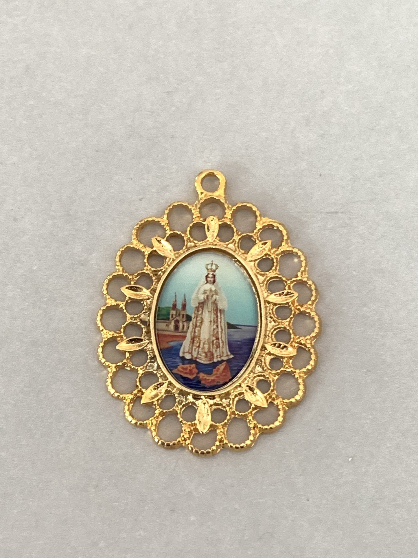 48mm Oval Image Plaque Religious / Religioso
