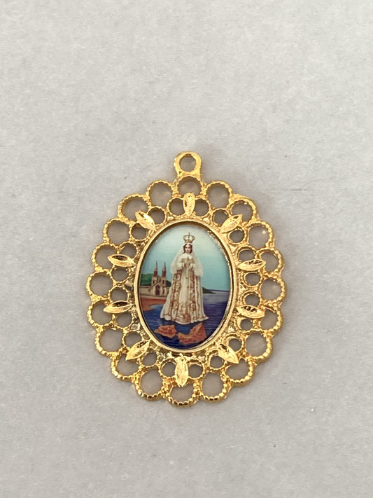 48mm Oval Image Plaque Religious / Religioso