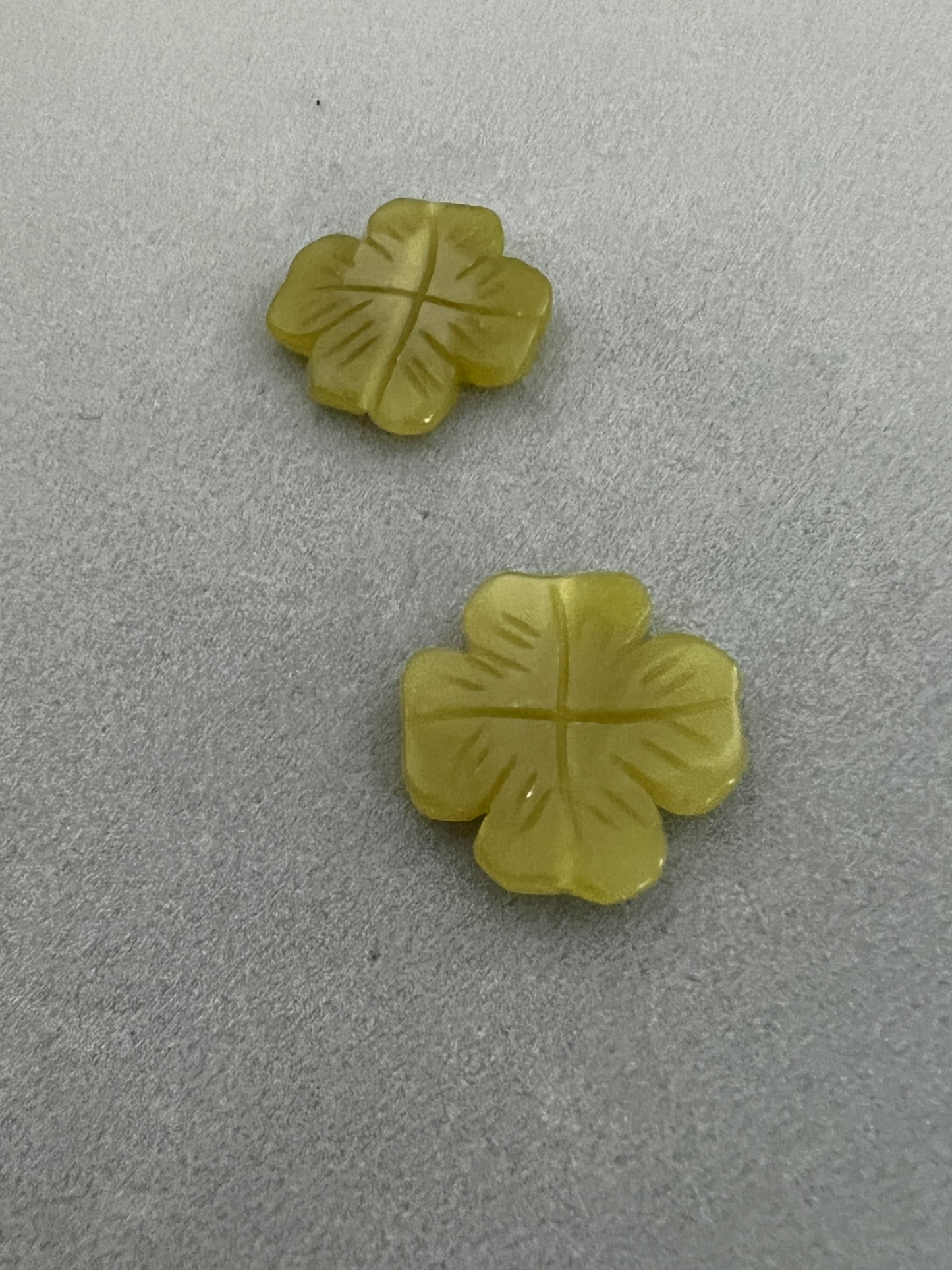 30mm green jade flower 25391 nw