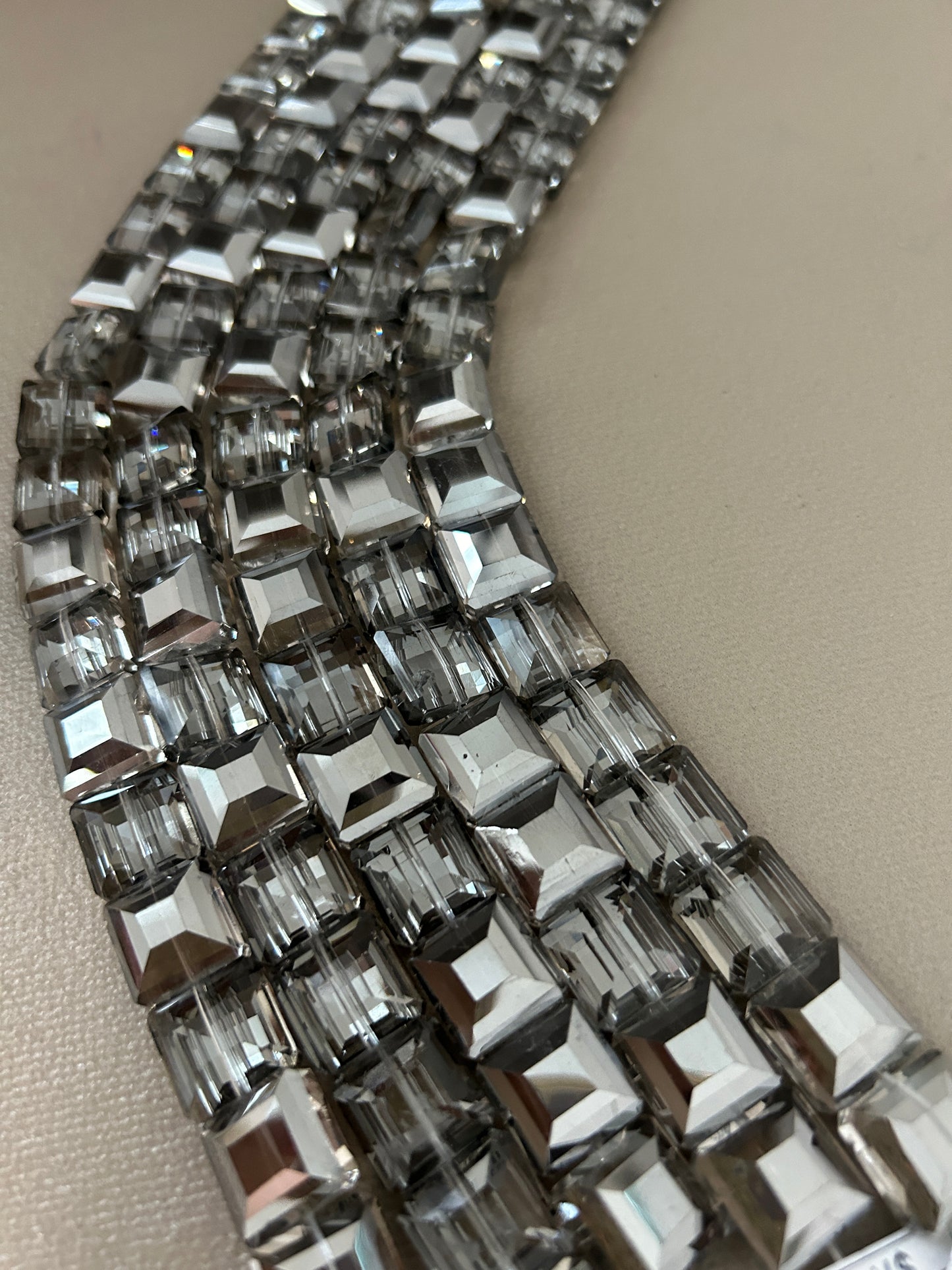 13mm Faceted Square Crystals (30194)