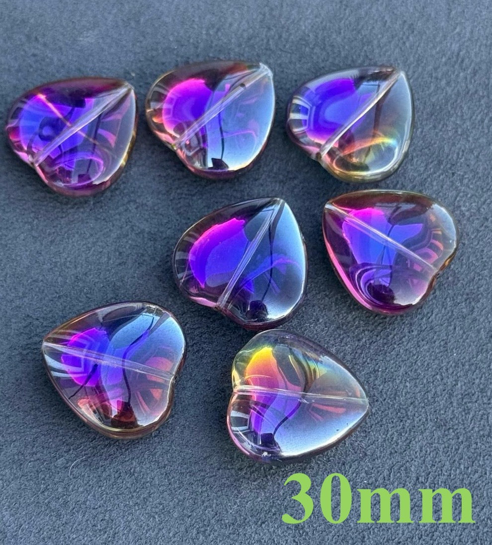 Faceted Cristal Hearts