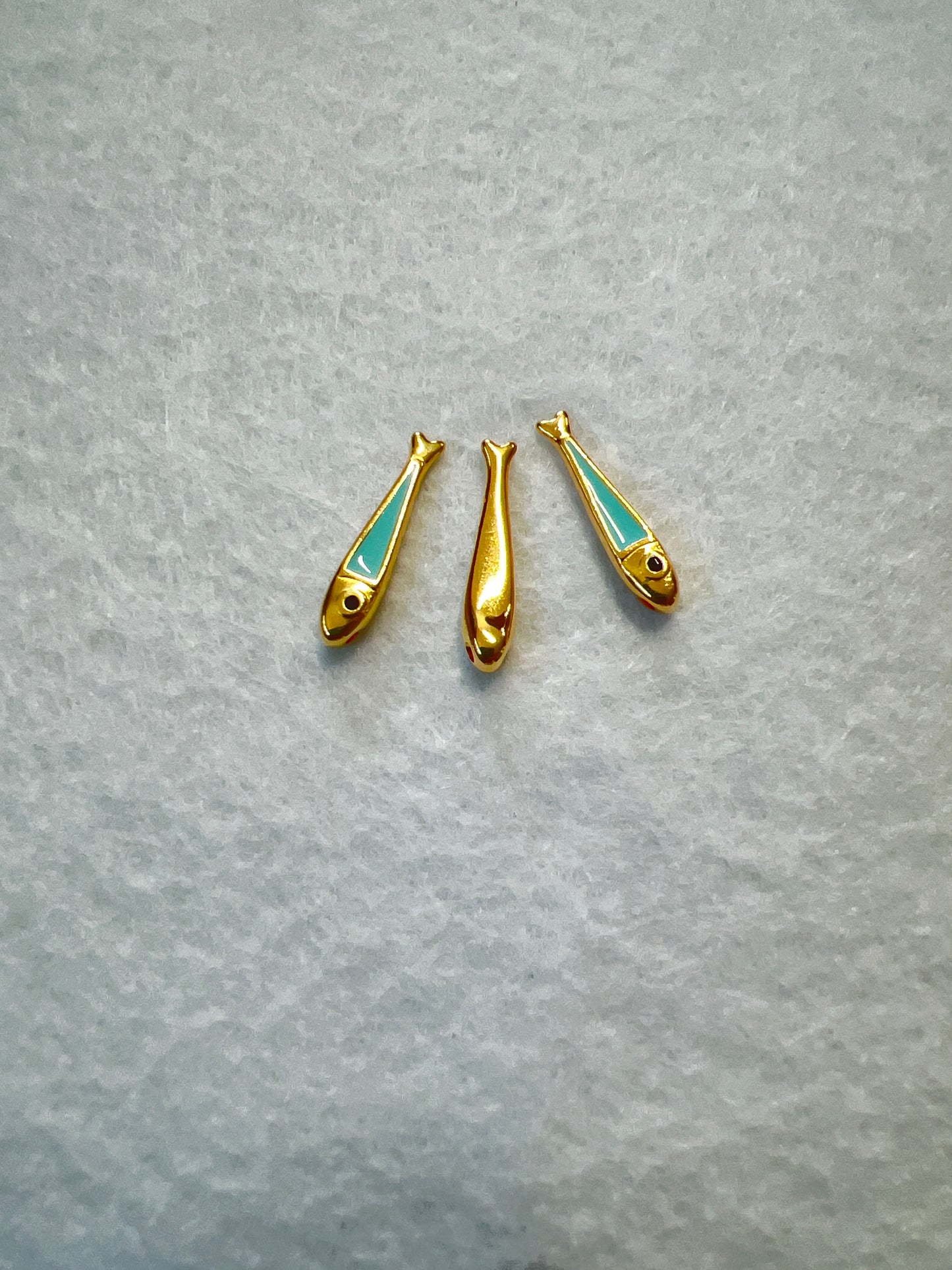 Fish 1.3 mm 24k Gold x pc (29278)