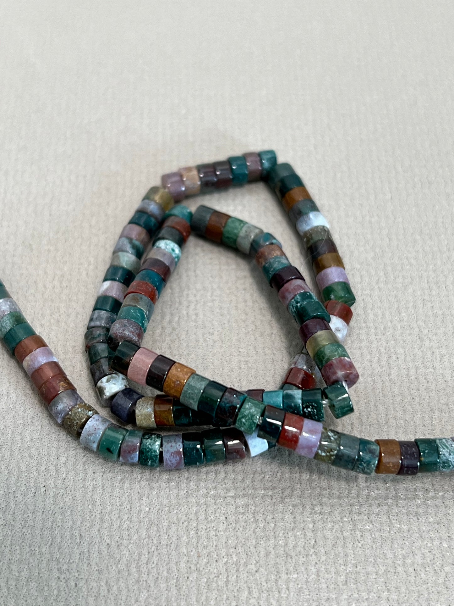 4x2mm Indian Agate Strand (26592)