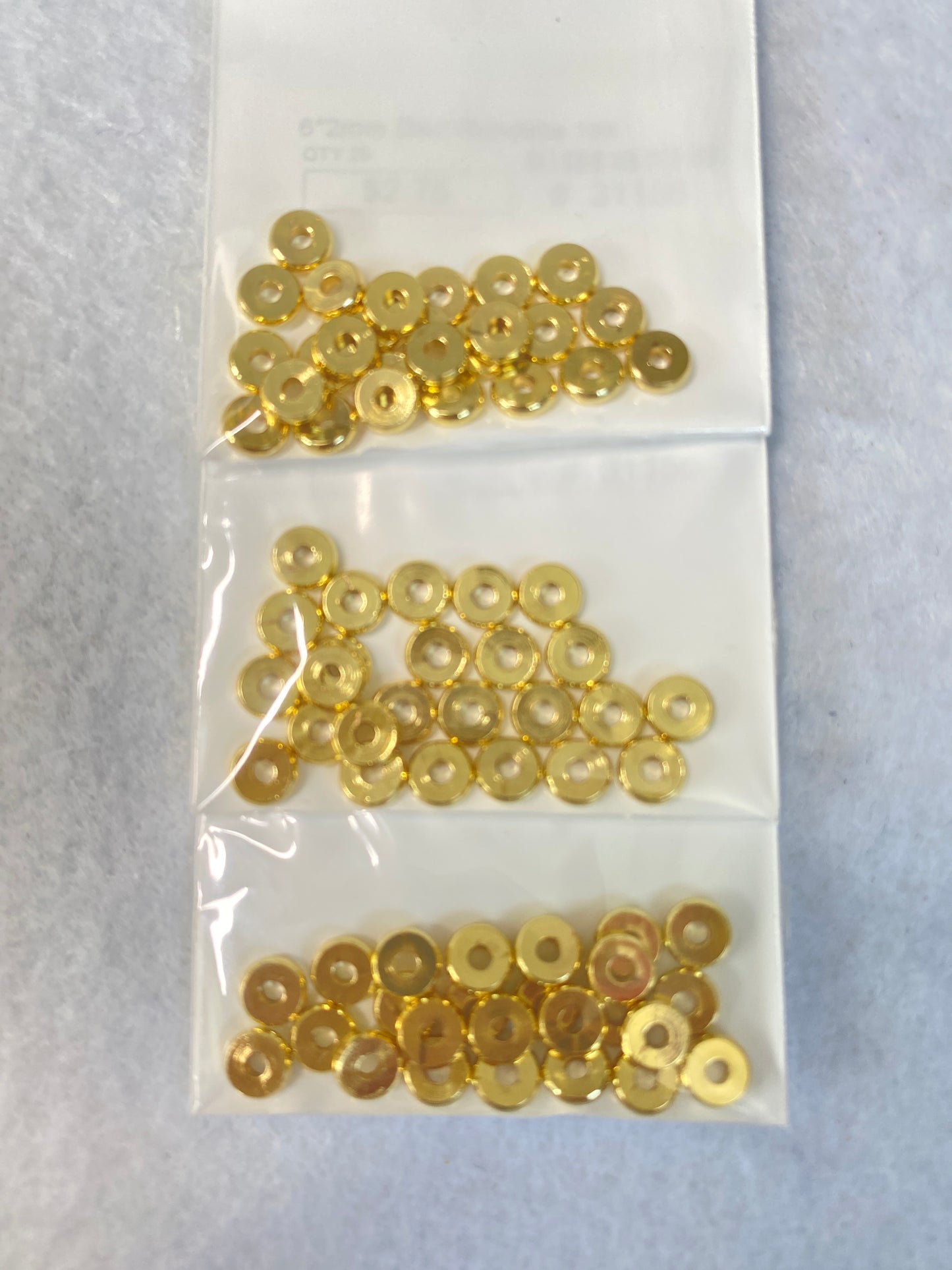 Disc Rondelle 18k (1pack)