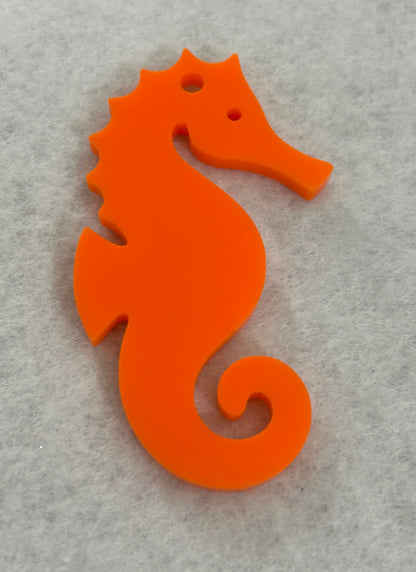 74mm Acrylic SeaHorse Dif.Colors