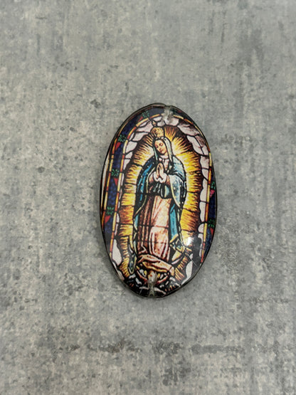 Oval Virgen Guadalupe Pendant (30323)