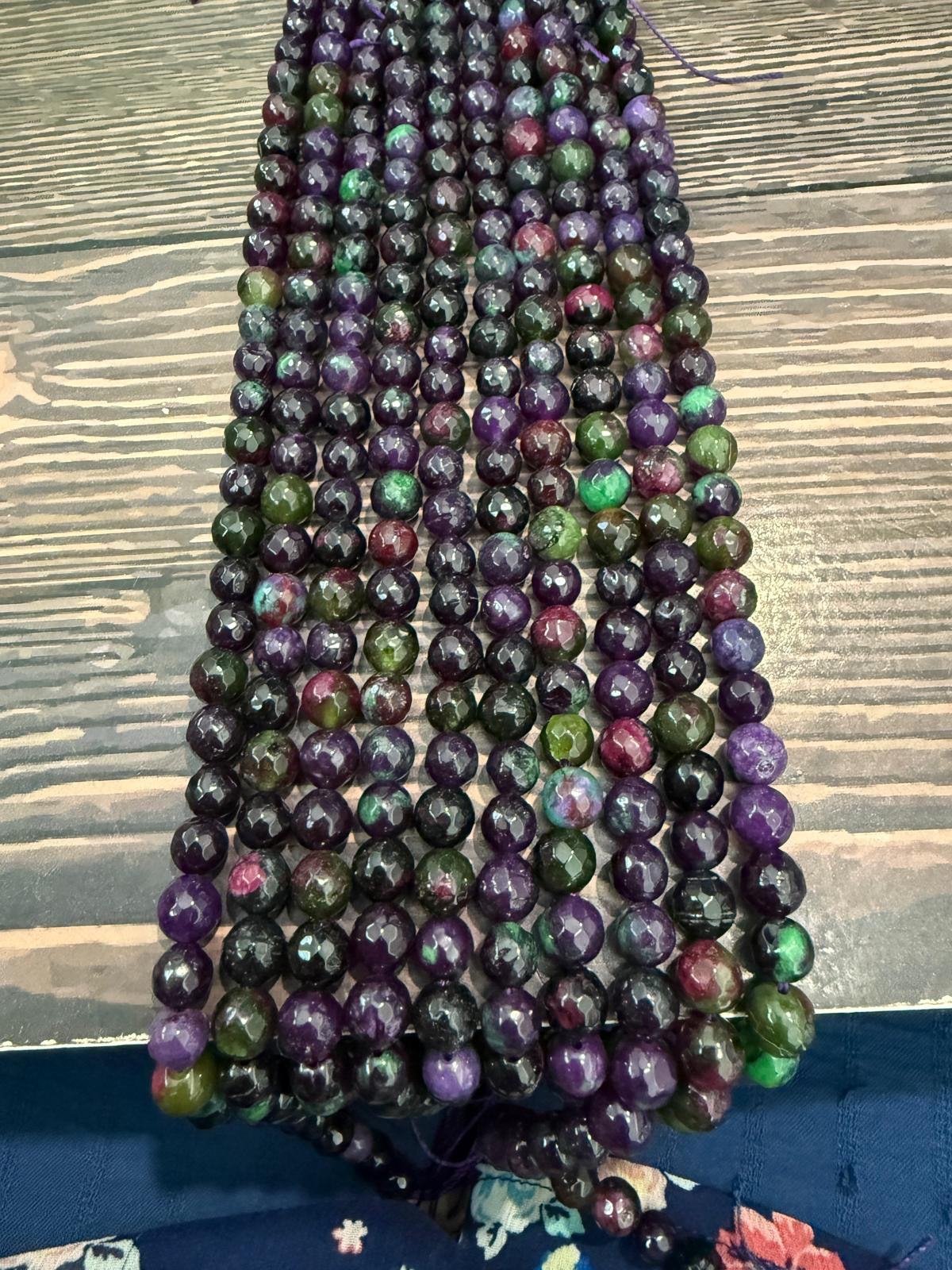 8mm Jade/agate (29133)strand 15”approx