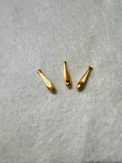 Fish 1.3 mm 24k Gold x pc (29278)