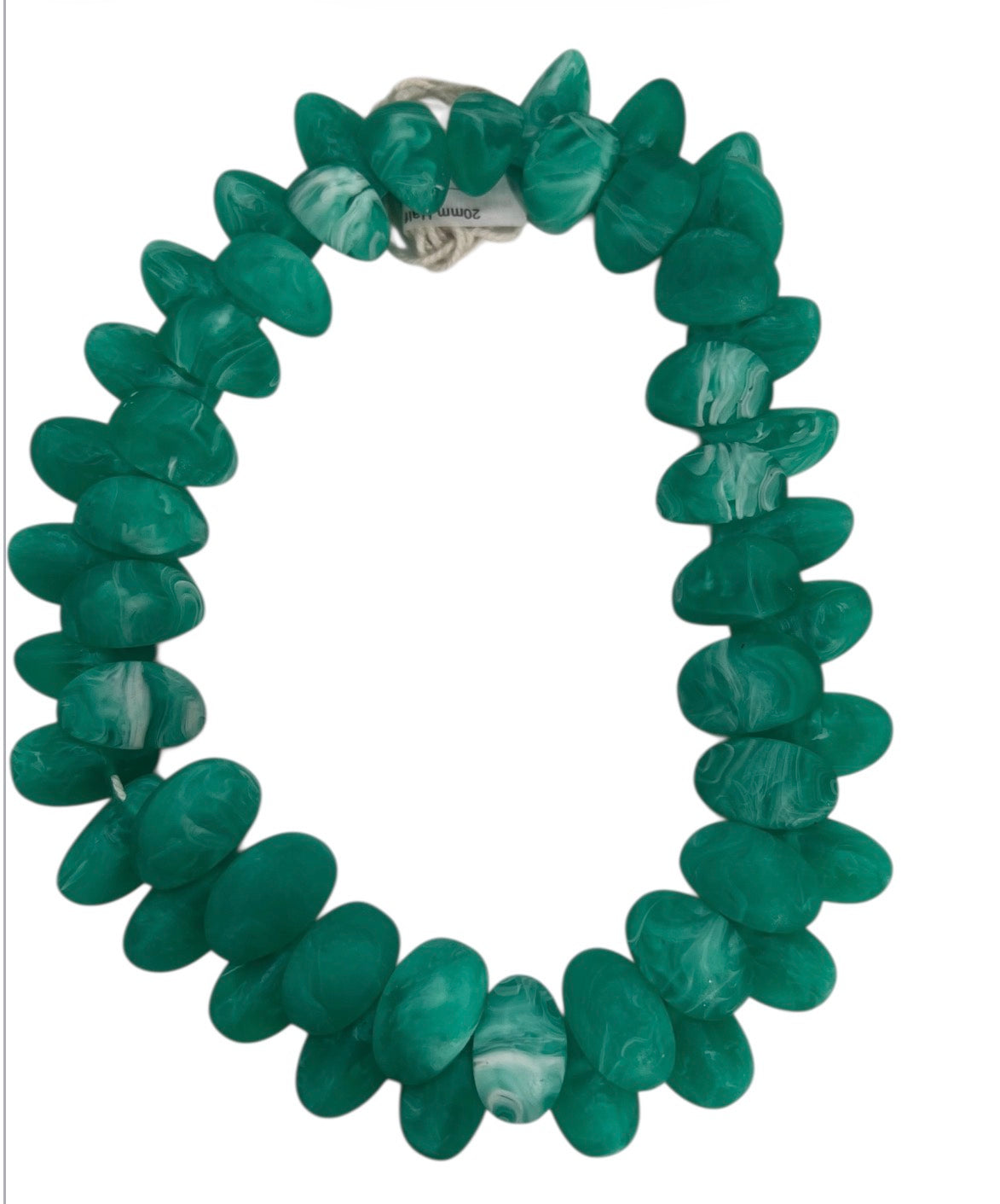 20mm Half Moon Color Resin)1/2 Strand