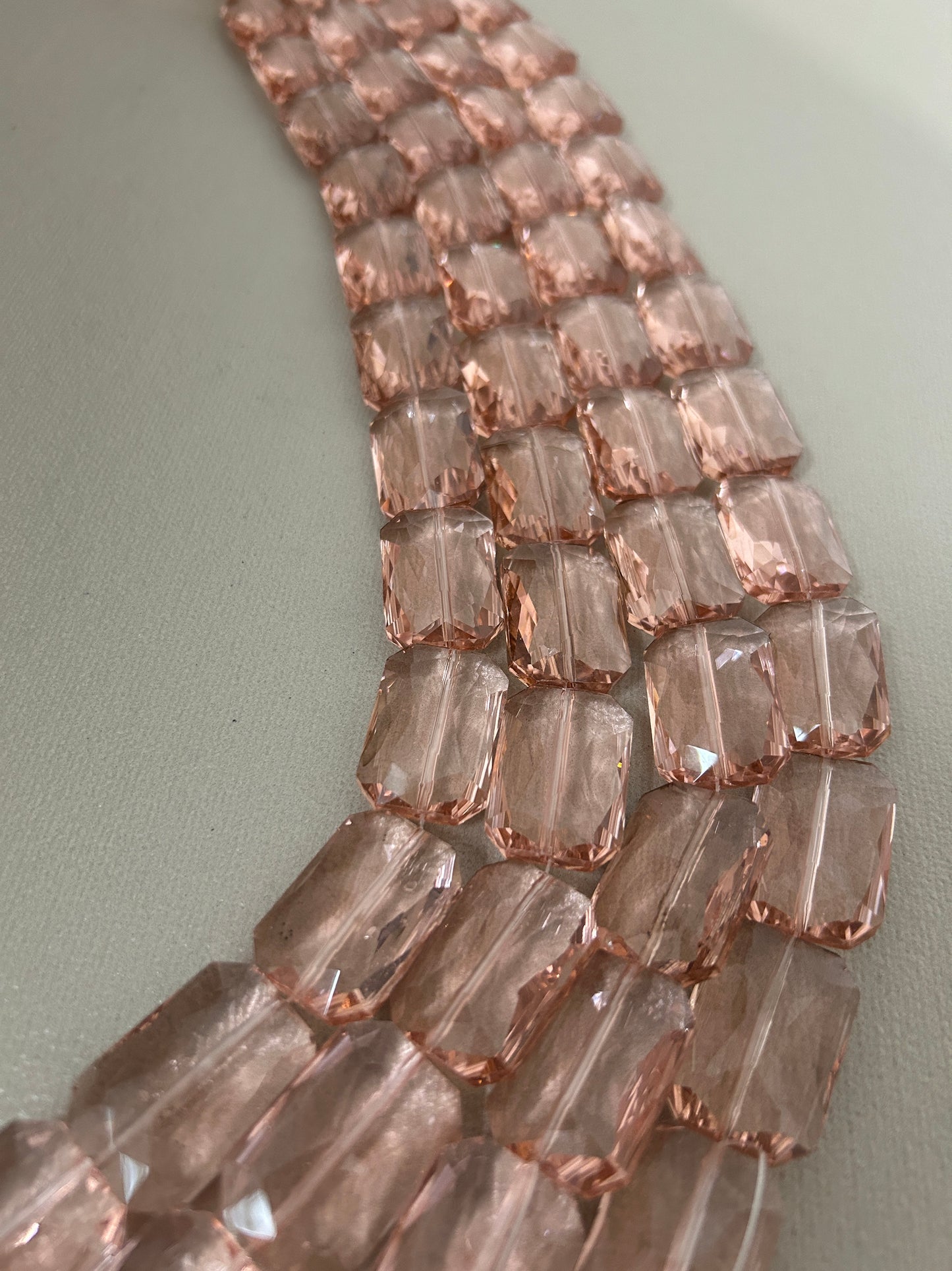 18*27mm Rect. Crystal Strand-30315