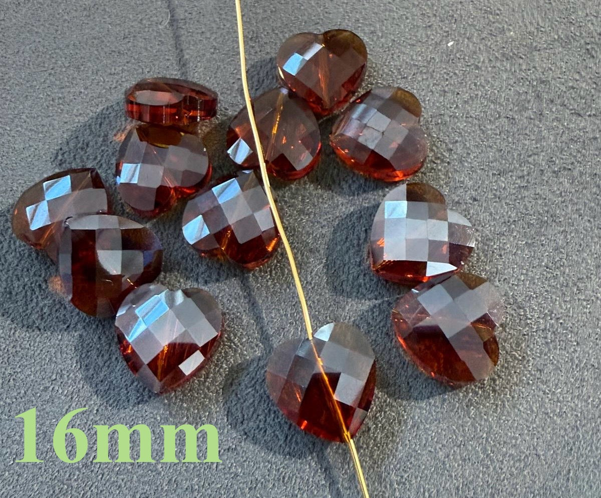 Faceted Cristal Hearts