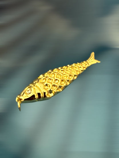 36.5x11mm Enamel/Zirc Sardine (29773)