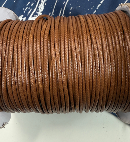 2mm waxed cord roll 90 meters