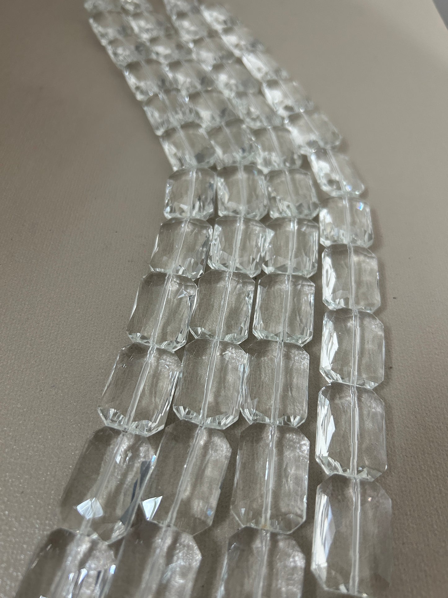 18*27mm Rect. Crystal Strand-30315