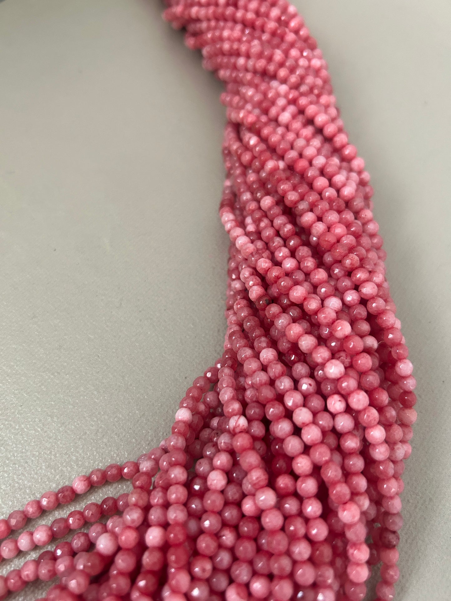 4mm Jade strand 15”