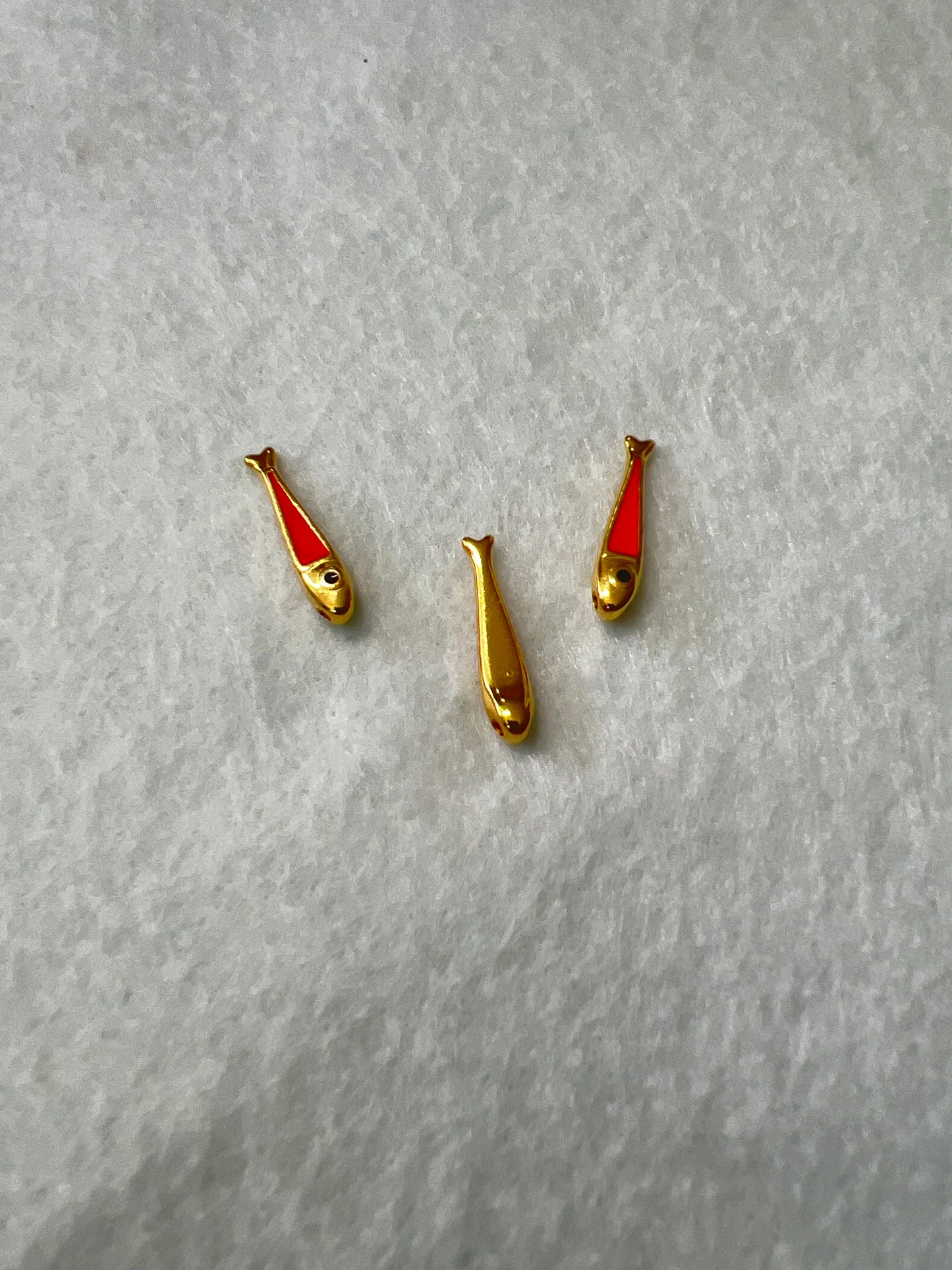 Fish 1.3 mm 24k Gold x pc (29278)