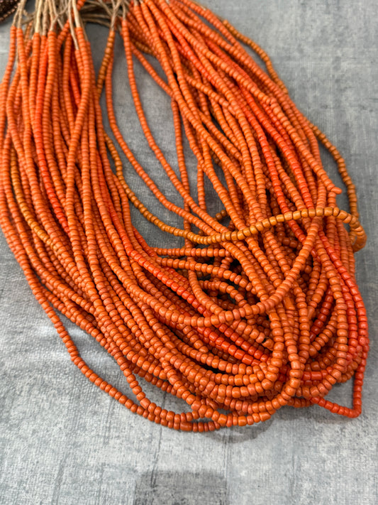 African seed bead strand